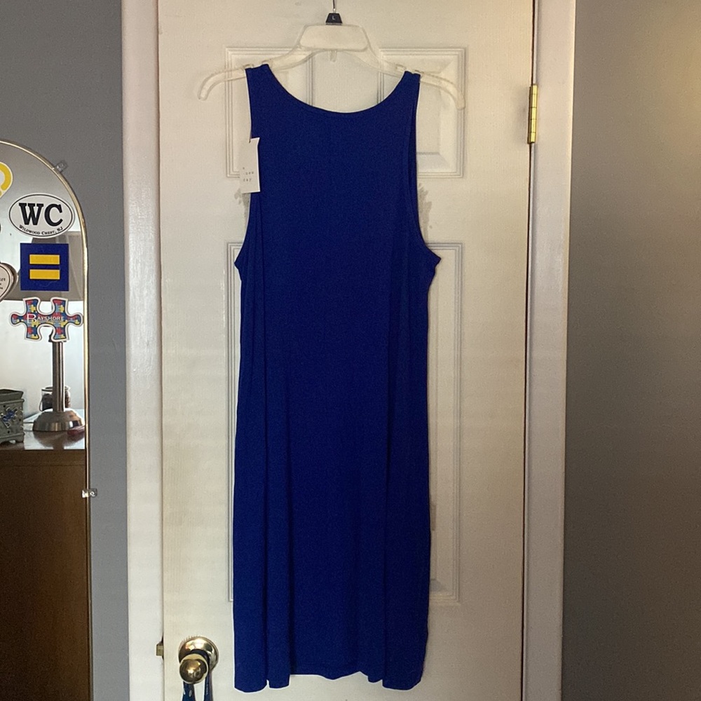 Blue maxi cover up / dress - Picture 4 of 4